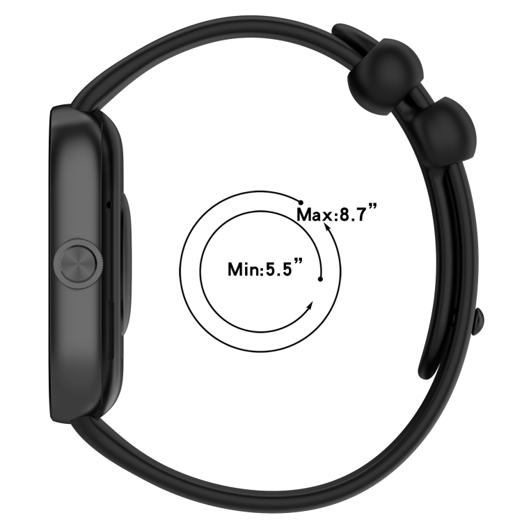 SILICONE Vyměnitelný řemínek Pro Redmi Watch 4 Bílý