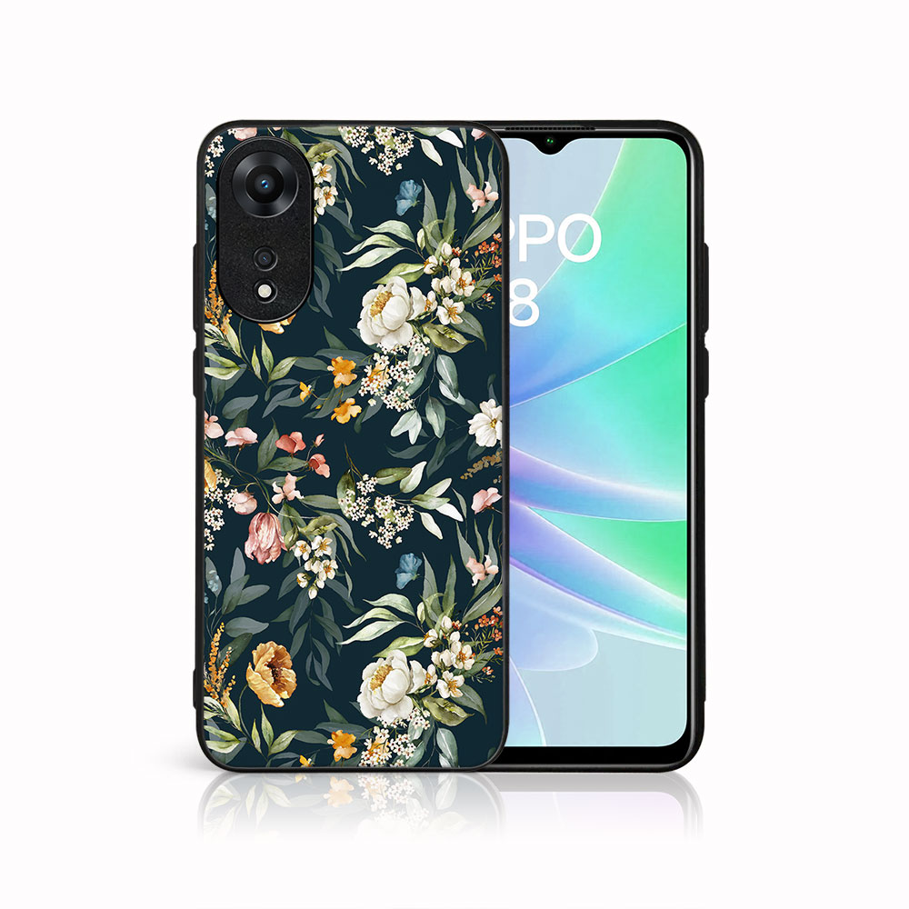 MY ART Ochranný Kryt Pro Oppo A78 FLORAL (158)