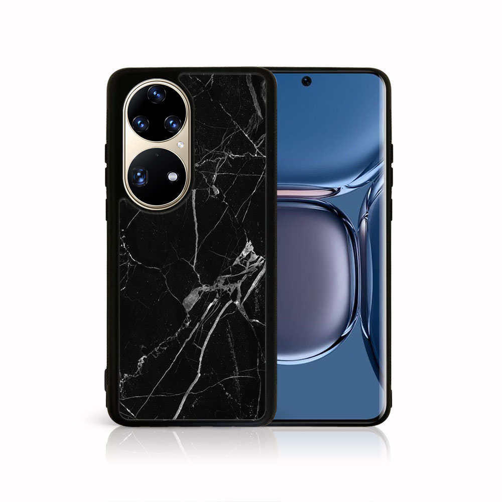 Levně MY ART Ochranný kryt Huawei P50 Pro -BLACK MARBLE (142)