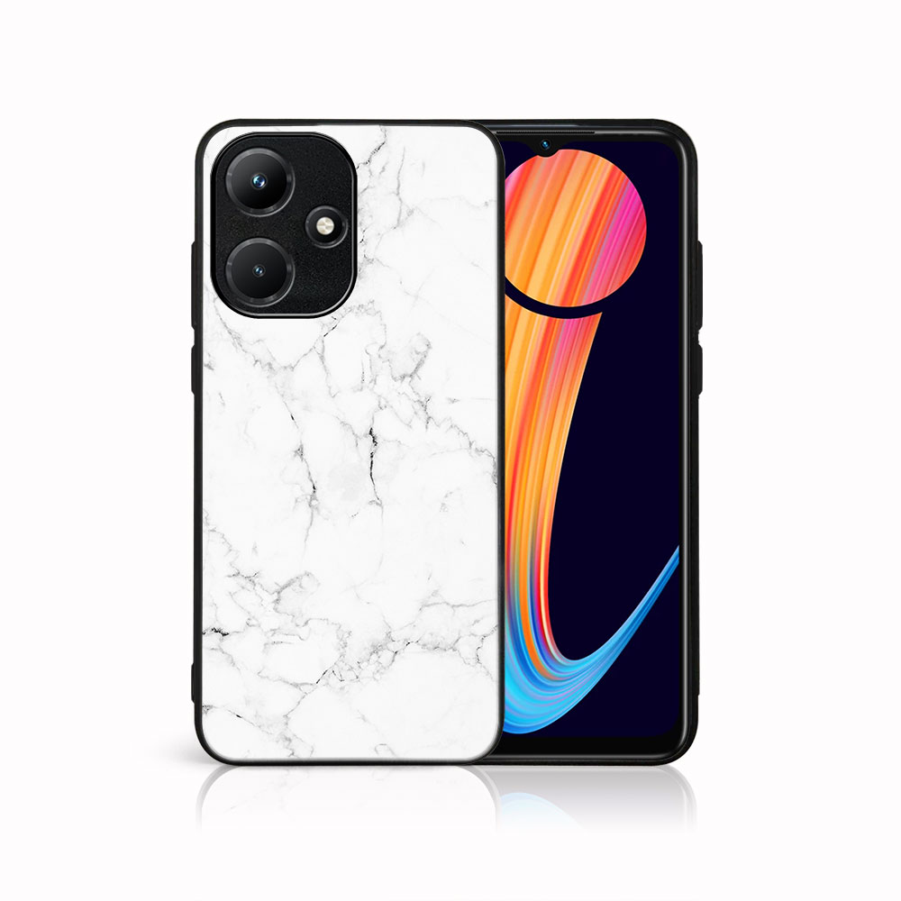 MY ART Ochranný Kryt Pro Infinix Hot 30i WHITE MARBLE (144)