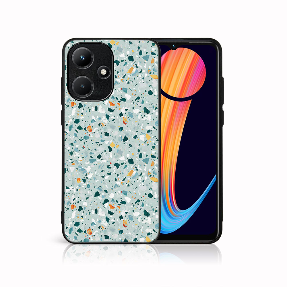 MY ART Ochranný Kryt Pro Infinix Hot 30i BLUE TERRAZZO (164)