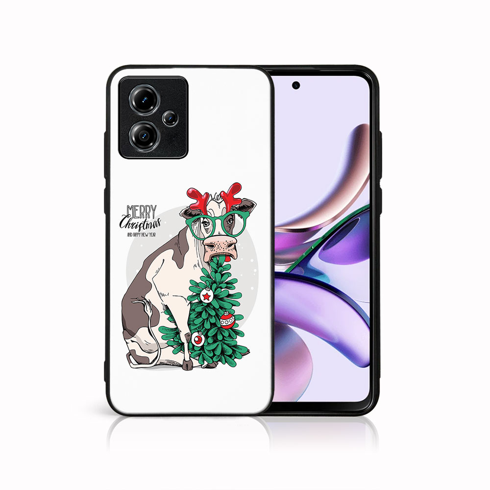 MY ART Kryt S Vánočním Designem Motorola Moto G14 MERRY CHRISTMAS (074)