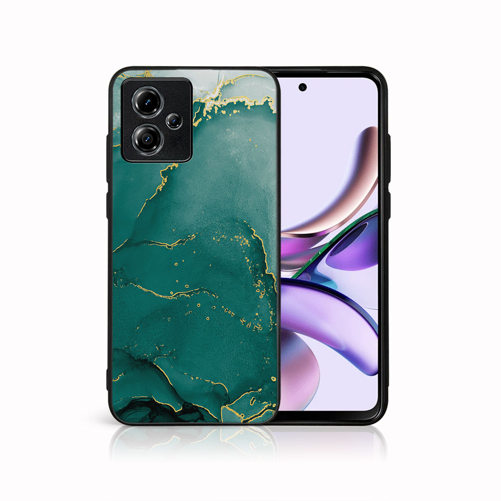 MY ART Ochranný Kryt Pro Motorola Moto G14 GREEN MARBLE (145)