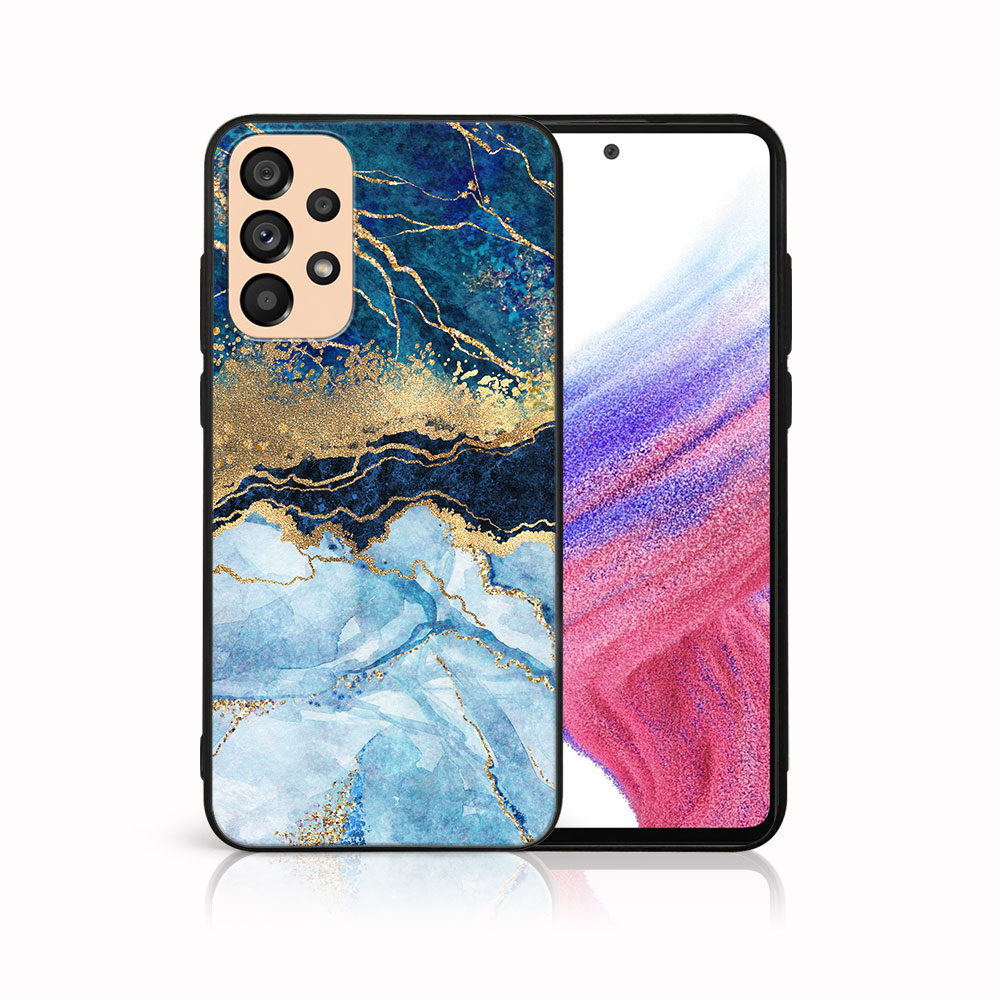 MY ART Ochranný Kryt Samsung Galaxy A23 / A23 5G BLUE MARBLE (141)