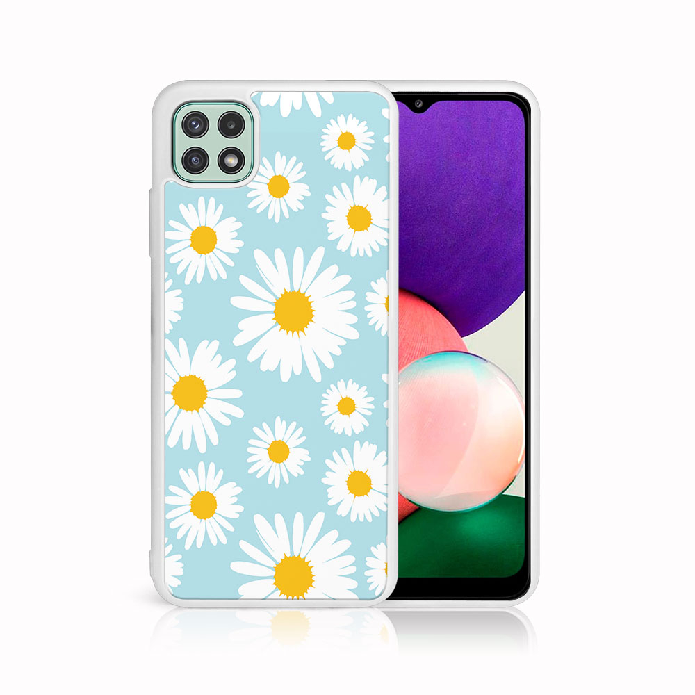 PROTEMIO 44186 MY ART Silikonový obal Samsung Galaxy A22 5G CAMOMILE (124)