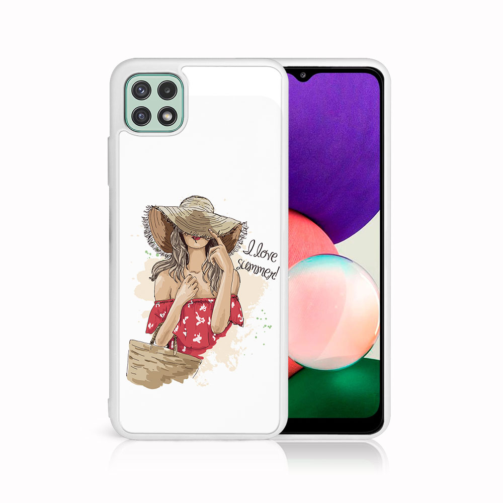 PROTEMIO 44191 MY ART Silikonový obal Samsung Galaxy A22 5G SUMMER (129)