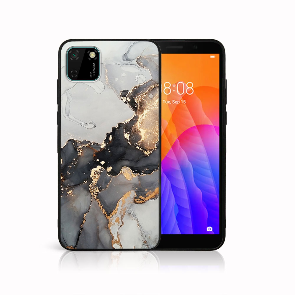 PROTEMIO 42710 MY ART Silikonový obal Huawei Y5p GREY MARBLE (140)