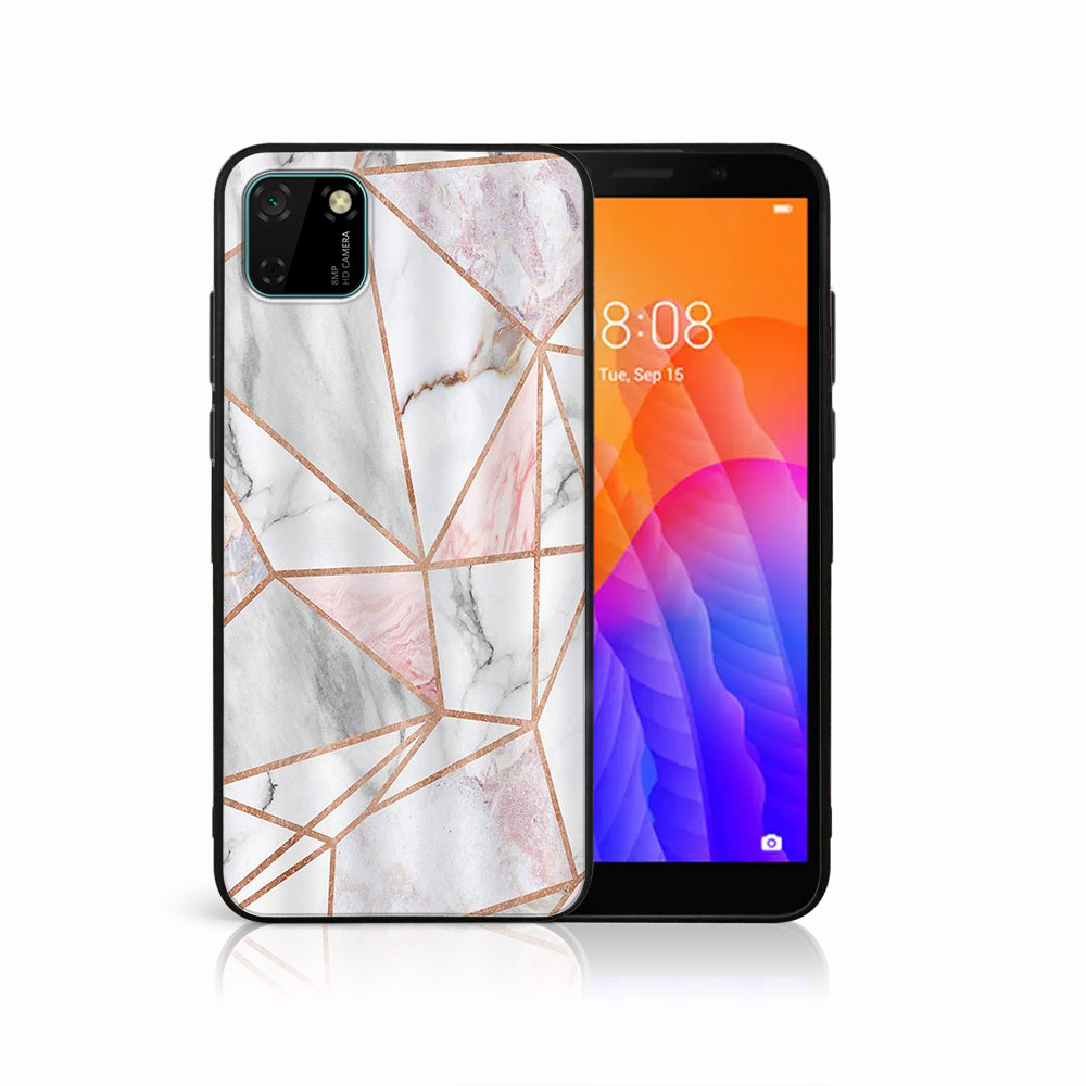 PROTEMIO 42791 MY ART Silikonový obal Huawei Y5p PINK MARBLE (143)