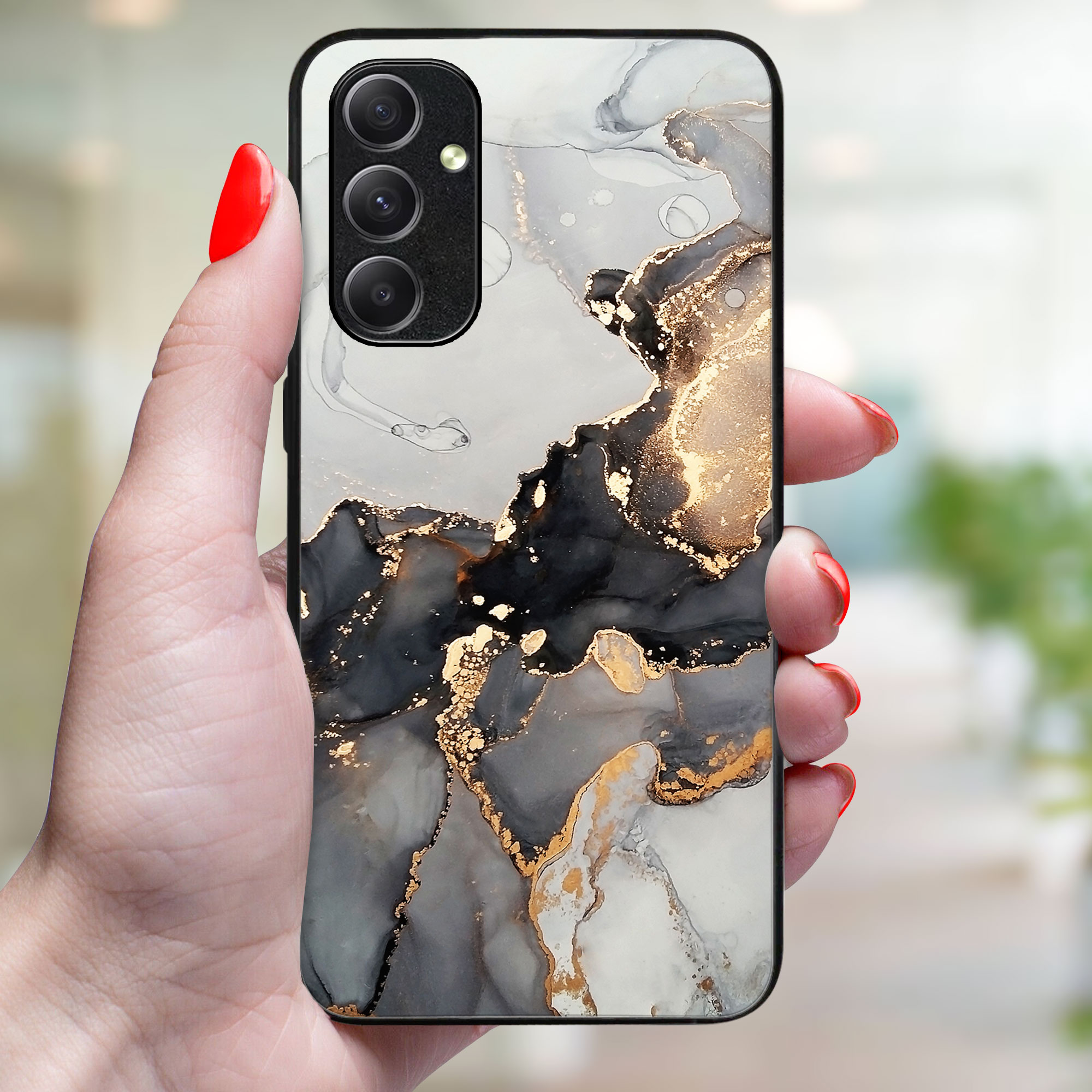 MY ART Ochranný Kryt Pre Samsung Galaxy A14 / A14 5G GREY MARBLE (140)