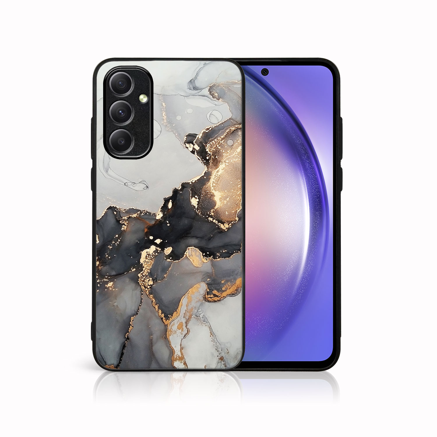 MY ART Ochranný Kryt Pre Samsung Galaxy A14 / A14 5G GREY MARBLE (140)