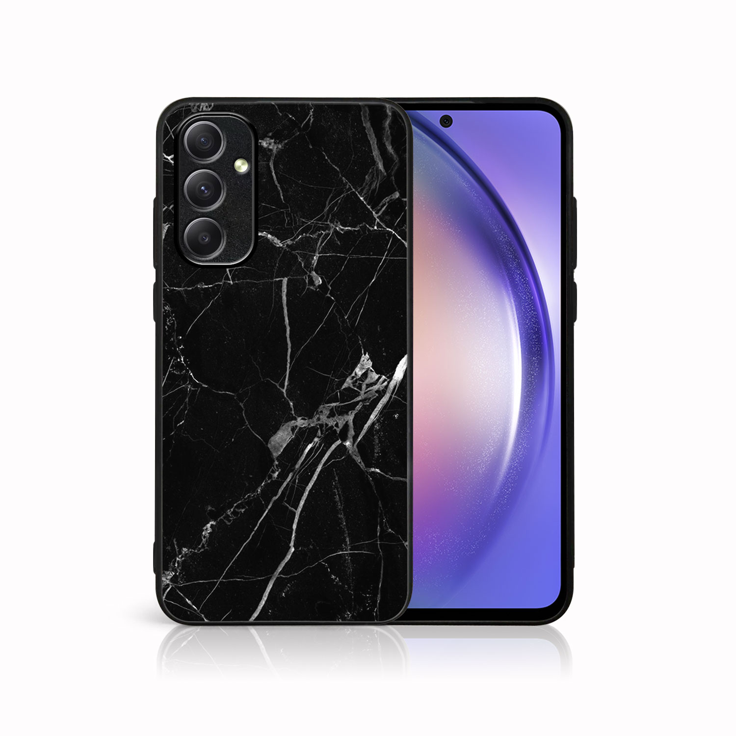 MY ART Ochranný Kryt Samsung Galaxy A54 5G BLACK MARBLE (142)