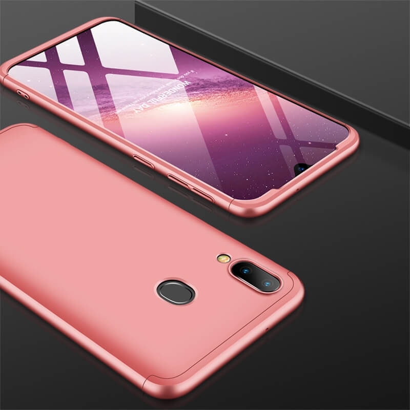 PROTEMIO 14332 360° Ochranný obal Samsung Galaxy M20 růžový