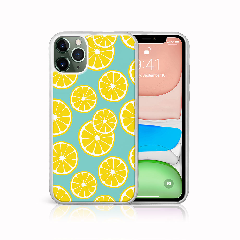 PROTEMIO 43576 MY ART Silikonový obal Apple iPhone 11 Pro Max LEMON (121)