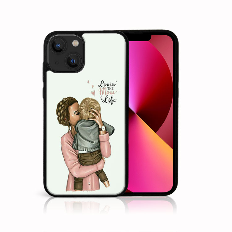 PROTEMIO 41139 MY ART Silikonový kryt Apple iPhone 13 mini MOM LIFE (118)