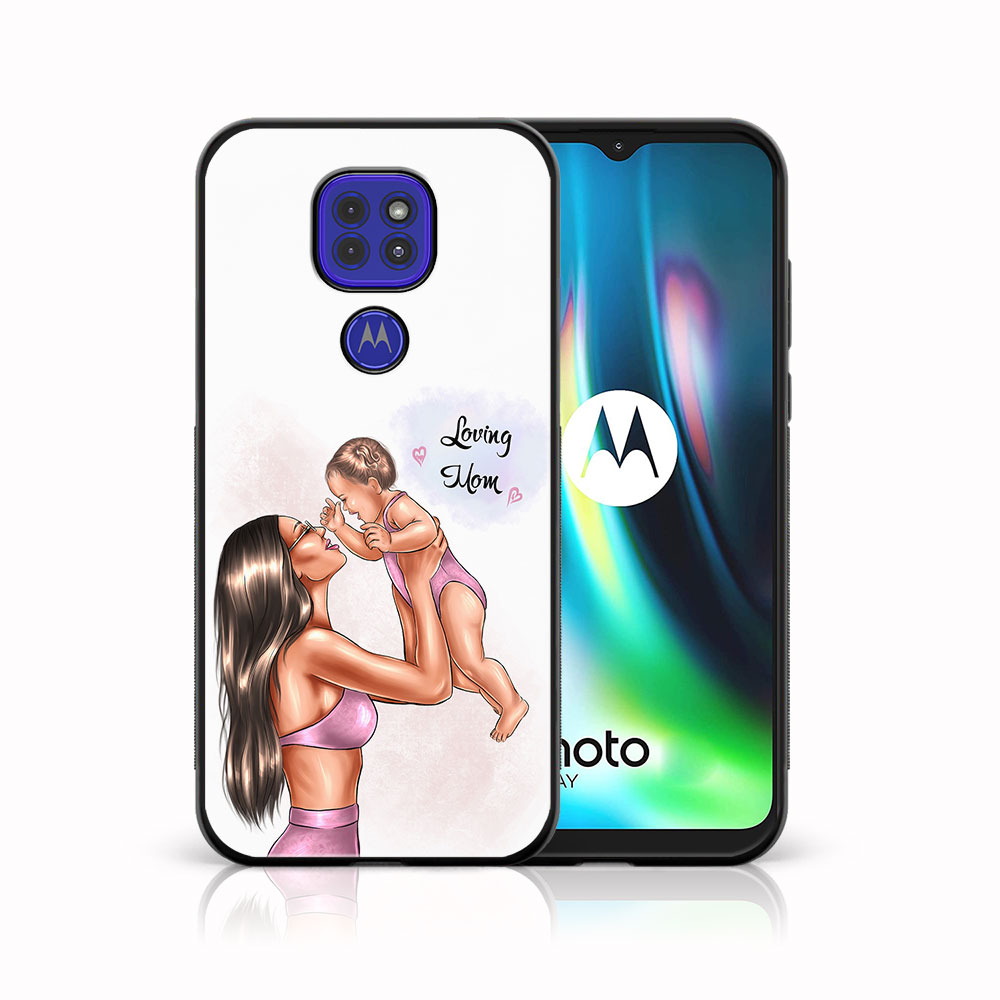 PROTEMIO 43786 MY ART Silikonový obal Motorola Moto G9 Play / E7 Plus LOVING MOM (115)