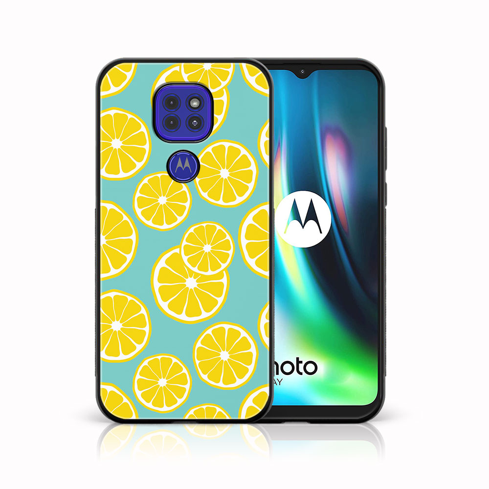 PROTEMIO 43794 MY ART Silikonový obal Motorola Moto G9 Play / E7 Plus LEMON (121)