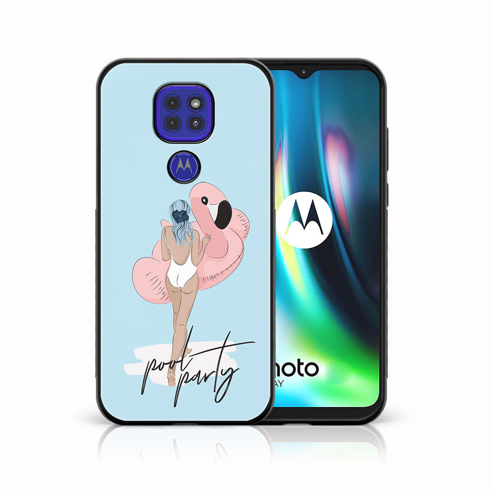 PROTEMIO 43798 MY ART Silikonový obal Motorola Moto G9 Play / E7 Plus POOL (126)