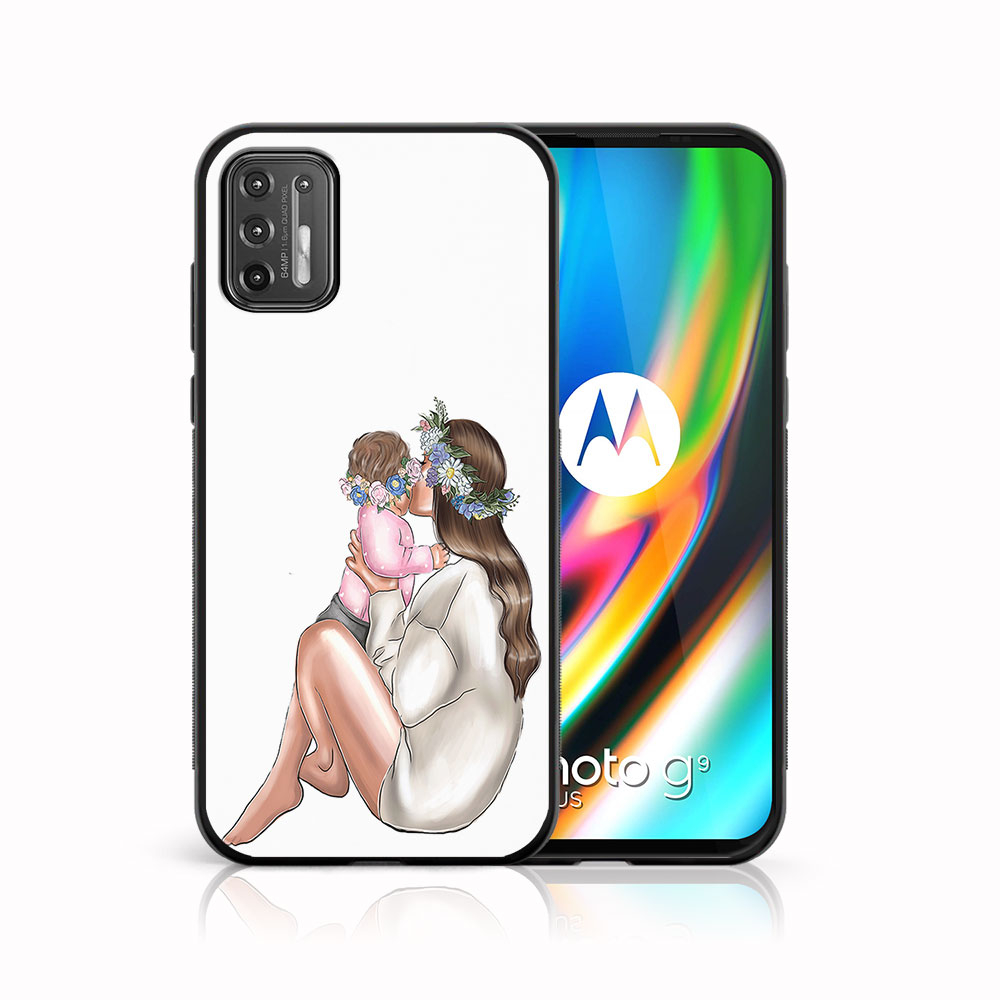 PROTEMIO 43949 MY ART Silikonový obal Motorola Moto G9 Plus BABY GIRL (111)