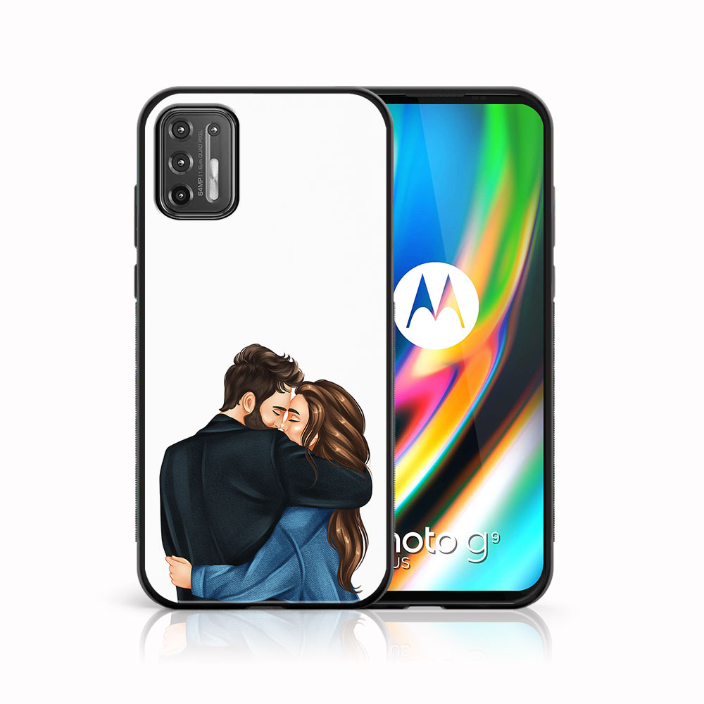 PROTEMIO 43955 MY ART Silikonový obal Motorola Moto G9 Plus COUPLE (117)