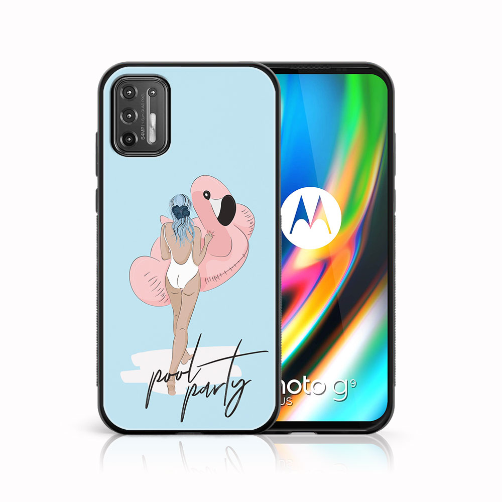 PROTEMIO 43972 MY ART Silikonový obal Motorola Moto G9 Plus POOL (126)