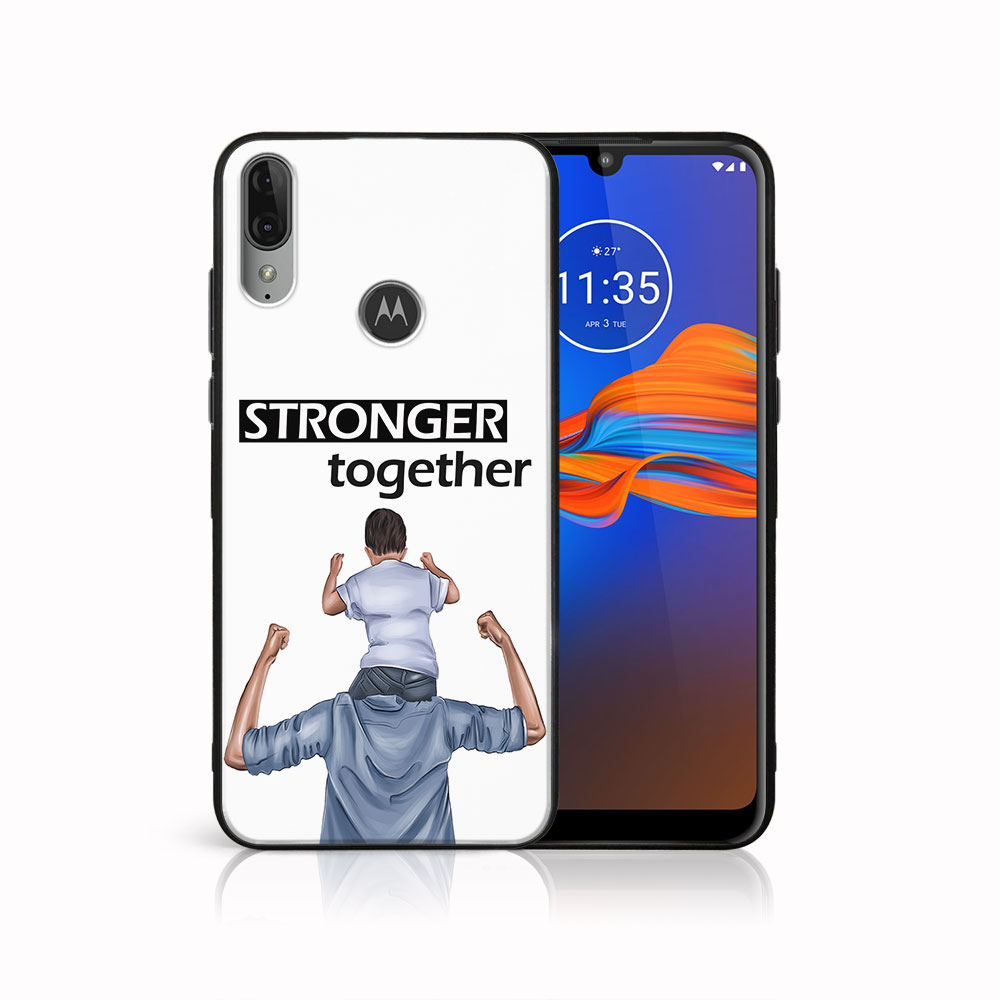 PROTEMIO 45268 MY ART Silikonový obal Motorola Moto E6 Plus DADDY (116)