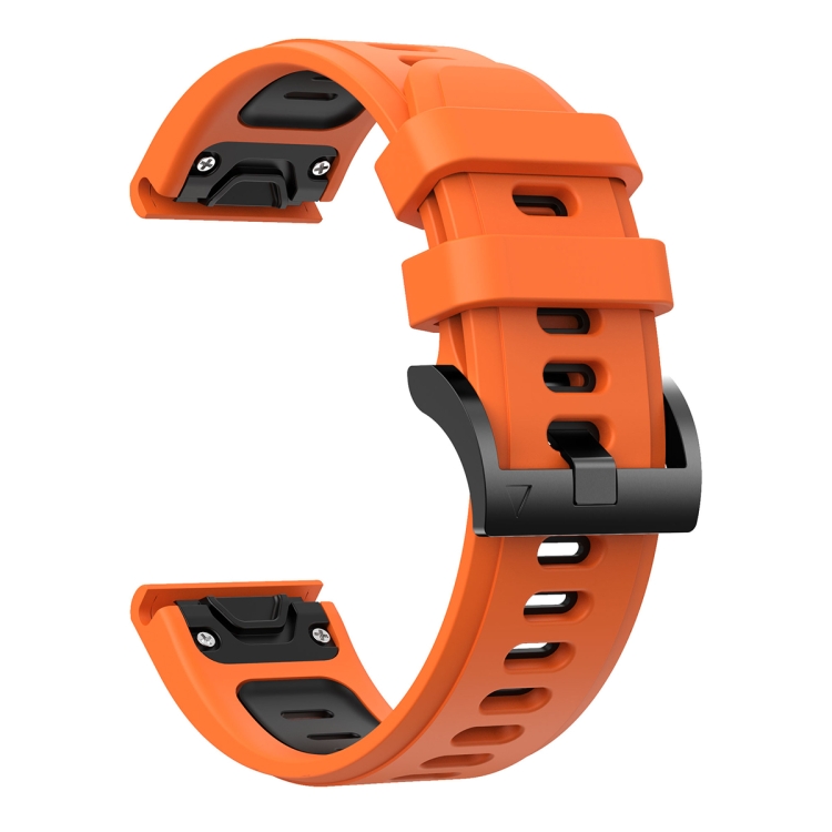 DOUBLE - COLOR RUBBER Řemínek Pro Garmin Epix Gen 2 (2. Generace) Oranžový