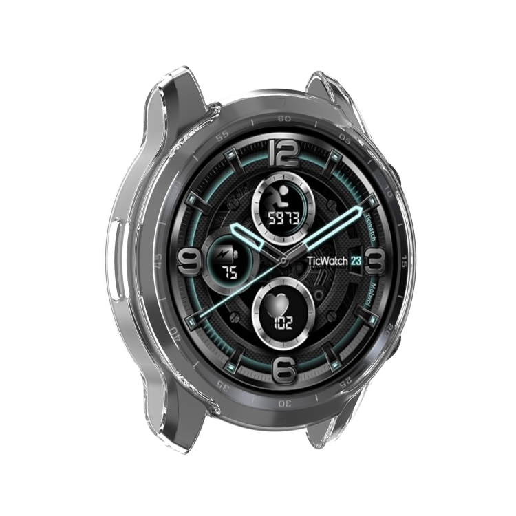 TPU HALF COVER Obal Pro Tic Watch Pro 3 Ultra GPS Průhledný