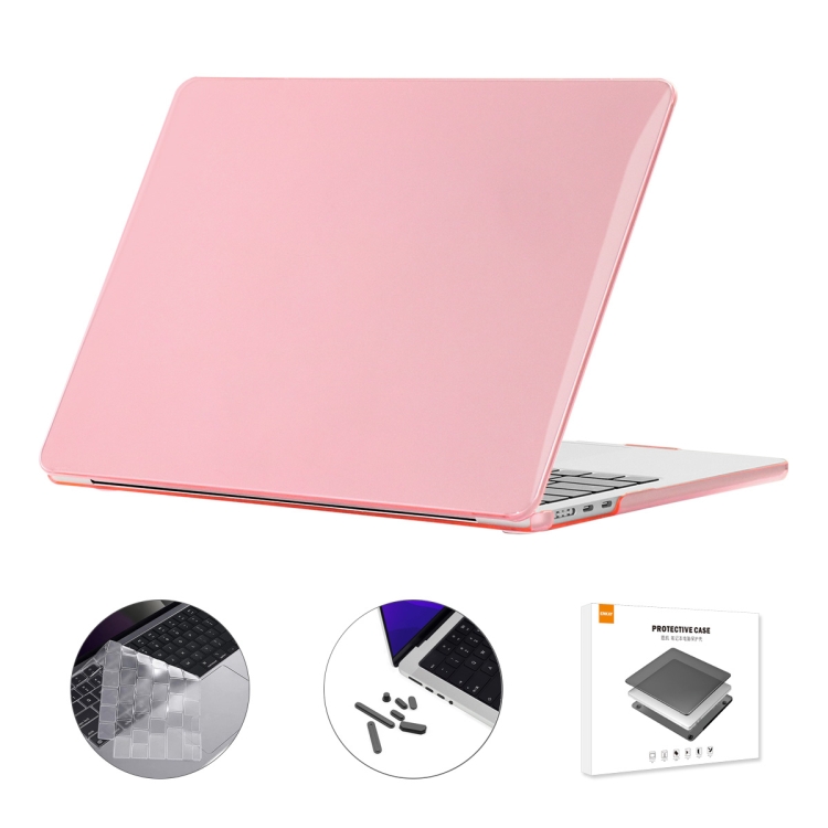 ENKAY CRYSTAL SET Ochranná Sada Pro MacBook Air 15 M2 / M3 (A2941 / A3114) Růžový