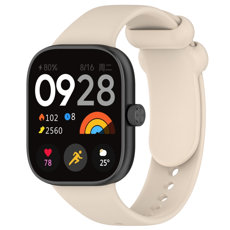 SILICONE Vyměnitelný řemínek Pro Redmi Watch 4 Béžový