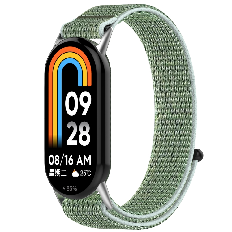 NYLON Vyměnitelný řemínek Pro Xiaomi Smart Band 9 Zelený