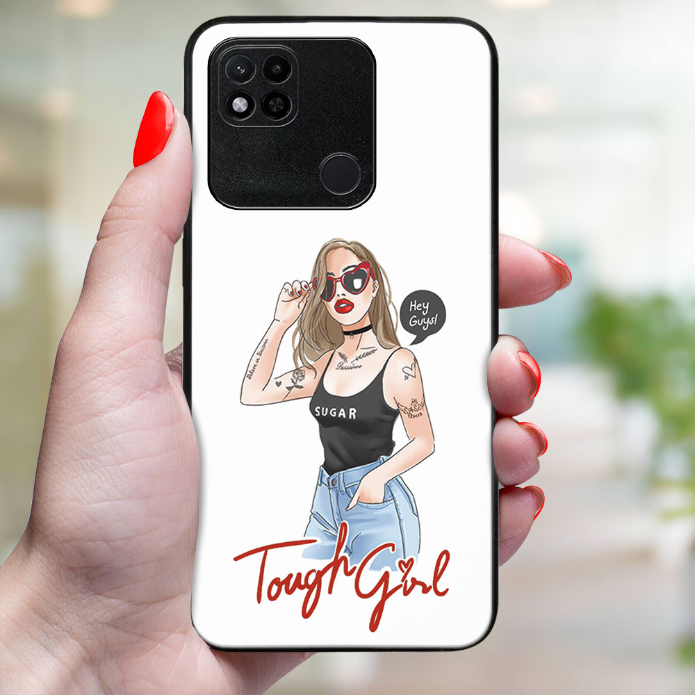 MY ART Ochranný Kryt Pro Xiaomi Redmi 10A TOUGH GIRL (131)